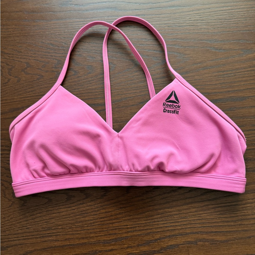 Reebok Women’s CrossFit Micro Sports Bra - Pink